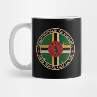 Vintage Commonwealth of Dominica USA North America United States Flag Mug